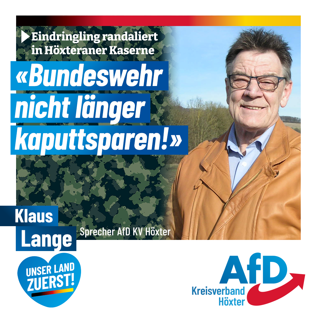 Read more about the article Bundeswehr nicht länger kaputtsparen!